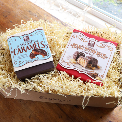 Classic Caramels + Peanut Butter Melts