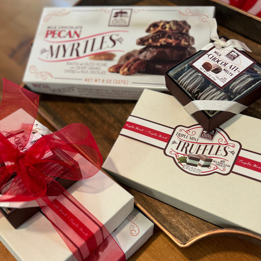 Chocolate Gift Box Trio Long Grove Confectionery Co