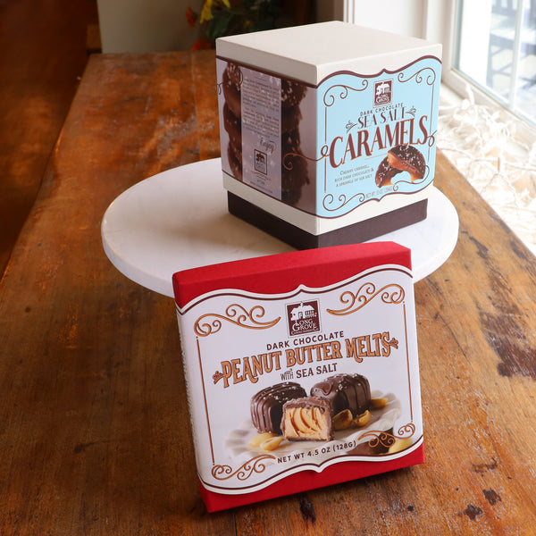 Classic Caramels + Peanut Butter Melts