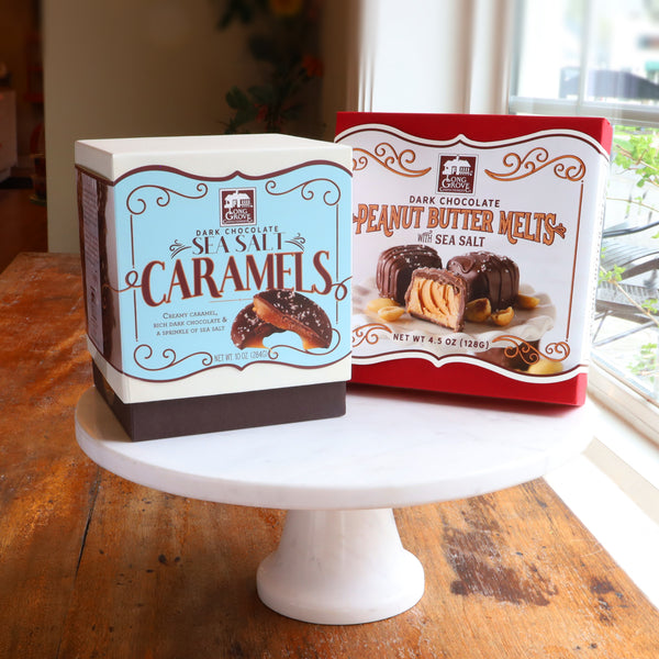 Classic Caramels + Peanut Butter Melts